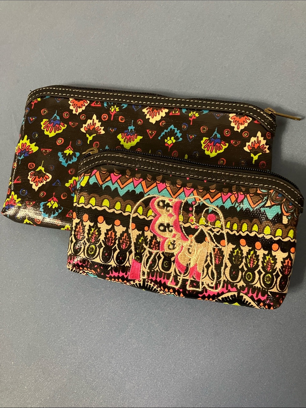 Sakroots Artist Circle One World Toiletries Case Set Multi Neon/Black